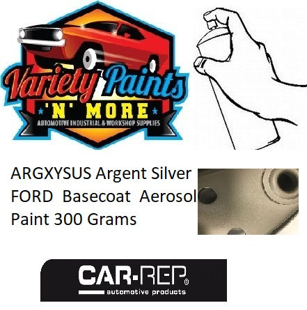 ARGXYSUS Argent Silver FORD  Basecoat  Aerosol Paint 300 Grams