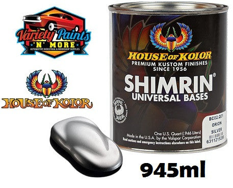 Orion Silver 945ml BC-02 SHIMRIN2 Glamour Metallic Basecoat House of Kolor