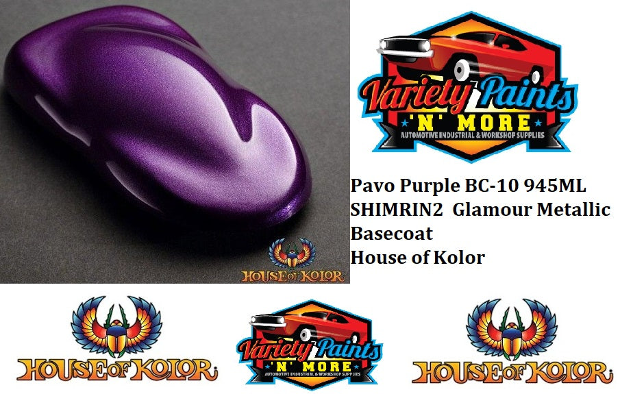 Pavo Purple BC-10 945ML SHIMRIN2  Glamour Metallic Basecoat House of Kolor