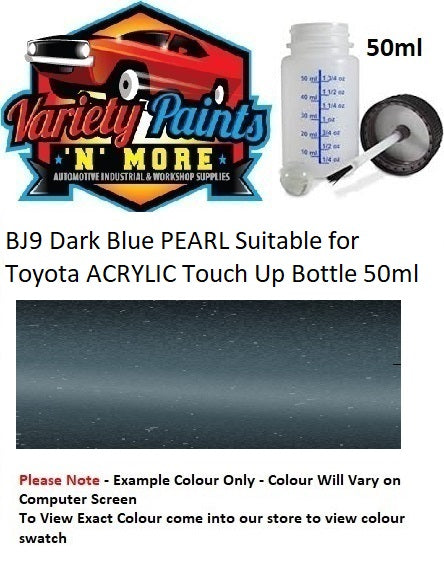 BJ9 Dark Blue PEARL Suitable for NISSAN ACRYLIC Touch Up Bottle 50ml