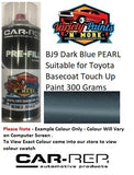 BJ9 Dark Blue PEARL Suitable for Toyota Basecoat Touch Up Paint 300 Grams