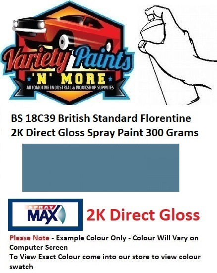 BS 18C39 British Standard Florentine 2K Direct Gloss Aerosol 300 Grams