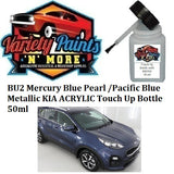 BU2 Mercury Blue Pearl /Pacific Blue Metallic KIA ACRYLIC Touch Up Bottle 50ml