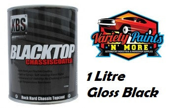 KBS BlackTop 1 Litre Gloss Black VARIETY PAINTS N MORE