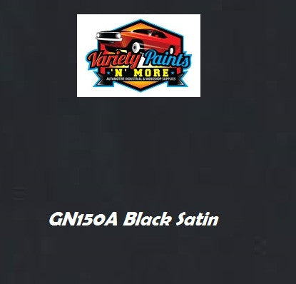 Variety Paints GN150A Black Satin Powdercoat Spray Paint 300g