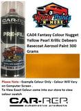 CA04 Fantasy Colour Nugget Yellow Pearl Xrillic Debeers Basecoat Aerosol Paint 300 Grams
