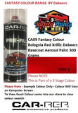 CA09 Fantasy Colour Bolognia Red Xrillic Debeers Basecoat Aerosol Paint 300 Grams