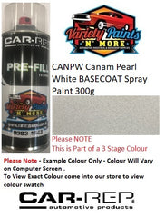 CANPW Canam Pearl White BASECOAT Spray Paint 300g STEP 2
