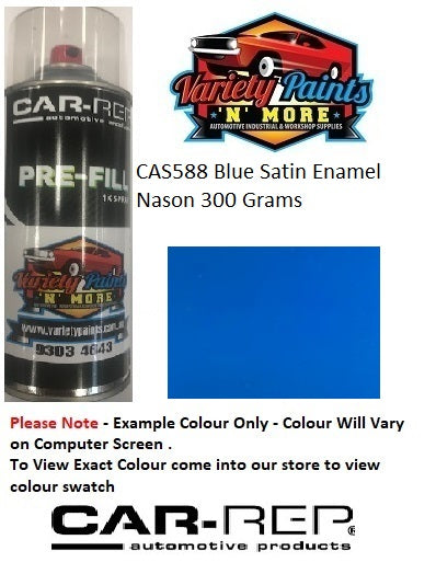 CAS588 Blue SATIN Enamel Nason Aerosol 300 Grams
