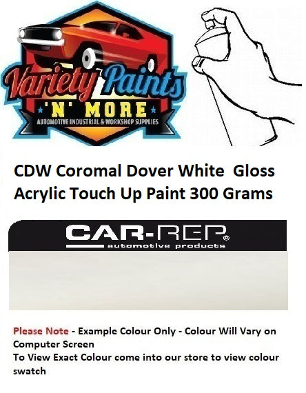 CDW Coromal Dover White  Gloss Acrylic Touch Up Paint 300 Grams