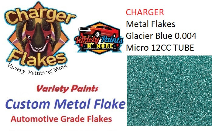 CHARGER Metal Flakes Glacier Blue 0.004 Micro 12CC TUBE