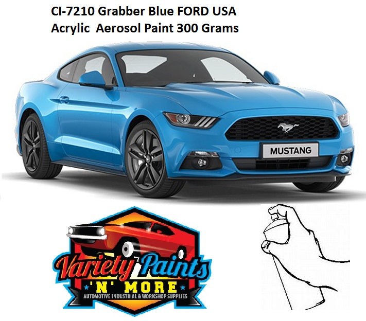CI-7210 Grabber Blue FORD USA Acrylic Aerosol Paint 300 Grams
