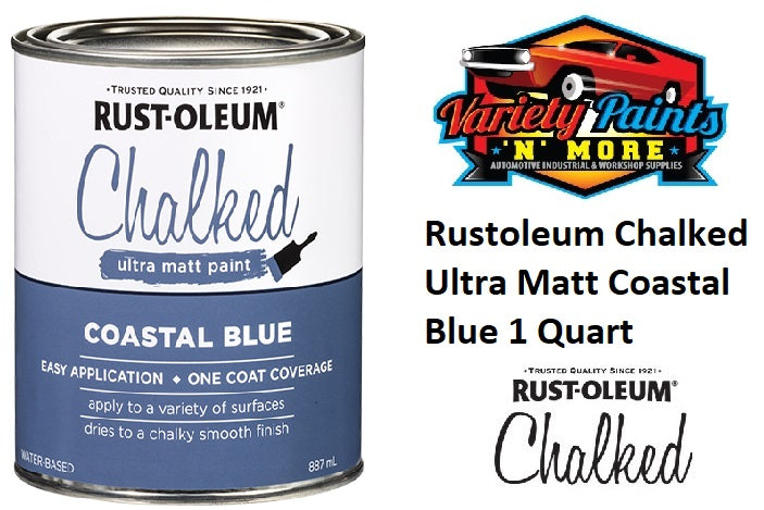 Rustoleum Chalked Ultra Matt Coastal Blue 1 Quart