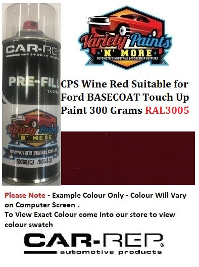 CPS Wine Red Suitable for Ford BASECOAT Touch Up Paint 300 Grams