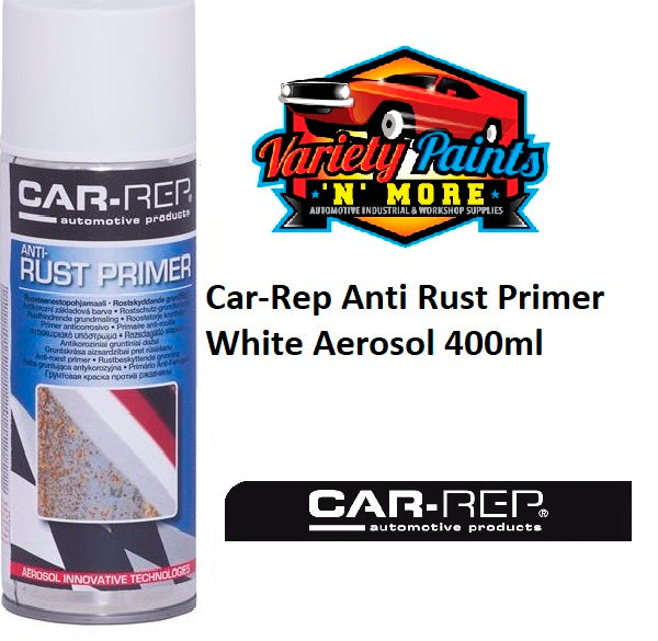 Car-Rep Anti Rust Primer White Aerosol 400ml
