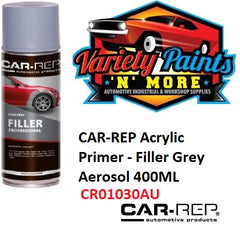 CAR-REP Acrylic High Build Primer - Filler Grey Aerosol 500ML CR01030AU