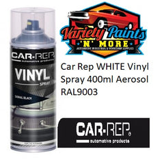 Car Rep SIGNAL WHITE Vinyl Spray 400ml Aerosol RAL9003