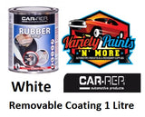 Car Rep Rubber Comp White Removable Coating 1Lt Variety Paints N More