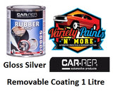 Car Rep Rubber Comp Removable Rubber Coating Wheel Silver High Gloss 1Lt