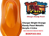 Charger Bright Orange Kandy Pearl Metallic Acrylic 4 Litres