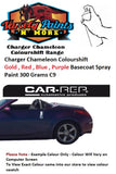 Charger Chameleon C9  Colourshift Gold-Red-Blue-Purple Basecoat Spray Paint 300 Grams