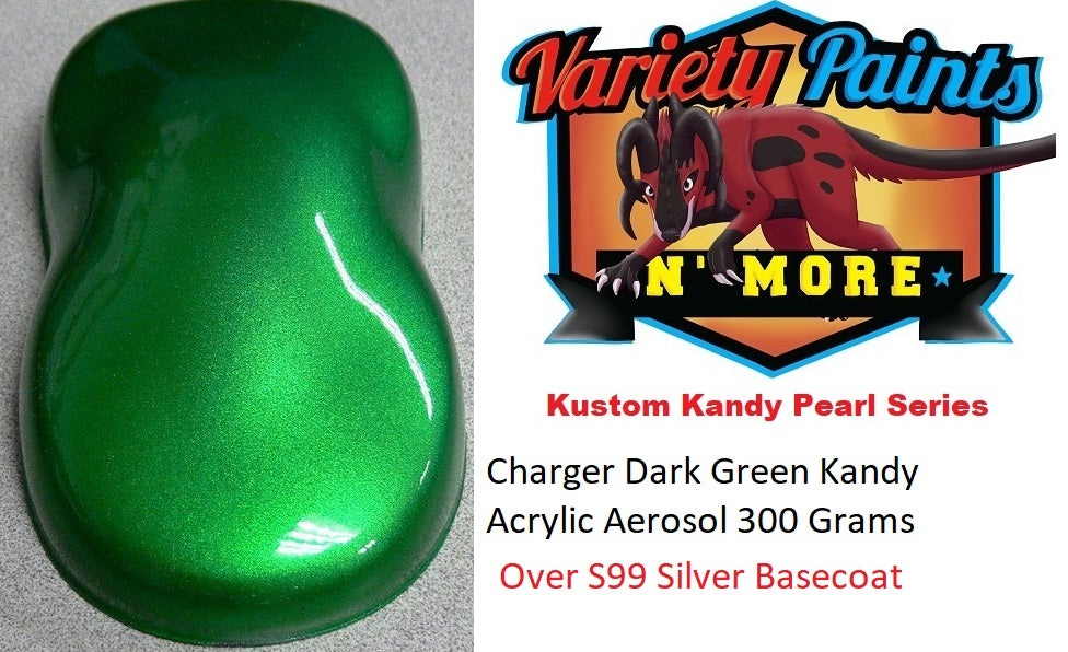 Charger Dark Green Kandy ACRYLIC Aerosol 300 Grams KANDAGR303-A
