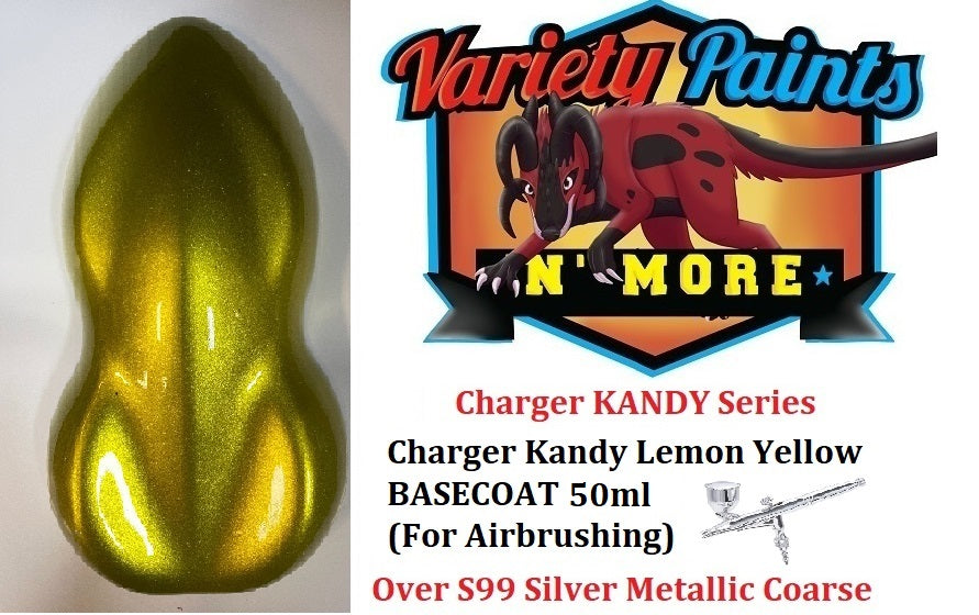 Charger Kandy Lemon Yellow BASECOAT 50ml (For Airbrushing)