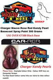 Charger Mauve Rose Red Kandy Pearl Basecoat Spray Paint 300 Grams