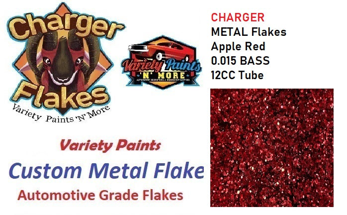 CHARGER Metal Flakes Apple Red 0.015 BASS 12cc Tube