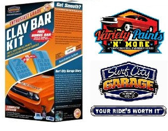 Enthusiast Grade Clay Bar Kit Surf City Garage Variety Paints N More