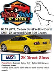 D153 /871J Yellow Devil GMH  2K Aerosol Paint 300 Grams