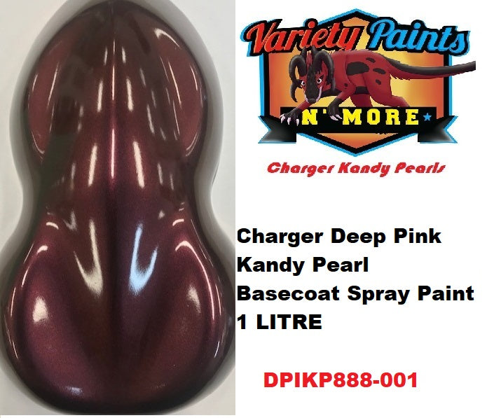 Charger Deep Pink Kandy Pearl Basecoat Spray Paint 1 LITRE
