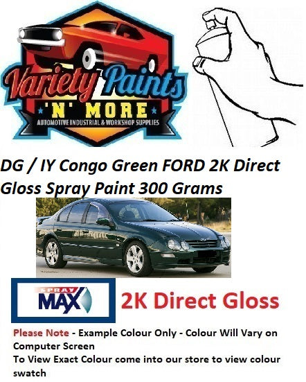 DG / IY Congo Green FORD 2K Direct Gloss Spray Paint 300 Grams