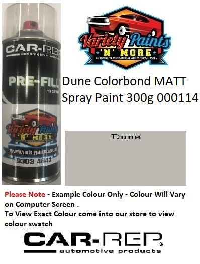Dune Colorbond MATT Spray Paint 300g GL252A 000114