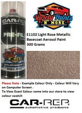 E1102 Light Rose Metallic Basecoat Aerosol Paint 300 Grams