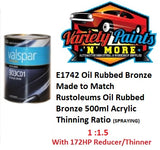 Oil Rubbed Bronze Metallic Acrylic (Made to Match Rustoleum) 500ML