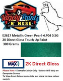 E2617 Metallic Green Pearl +LP04 0.5G 2K Direct Gloss Touch Up Paint 300 Grams