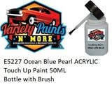 E5227 Ocean Blue Pearl ACRYLIC Touch Up Paint 50ML Bottle with Brush