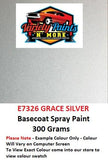 E7326 Grace Silver Basecoat Aerosol Paint 300 Grams