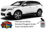 EWP Bianca White Standard Peugeot Acrylic Touch Up Bottle 50ml