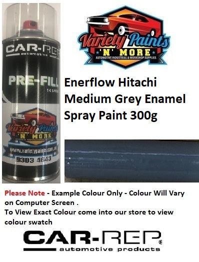 Enerflow Hitachi Medium Grey Enamel Spray Paint 300g