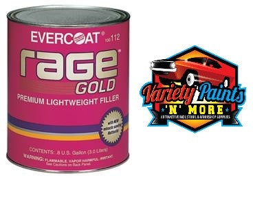 Rage Gold Premium Body Filler 1 Gallon Variety Paints N More
