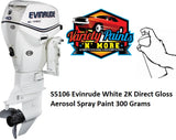 S5106 Evinrude White 2K Direct Gloss Aerosol Spray Paint 300 Grams
