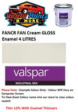 FANCRE FAN Cream GLOSS Enamel 4 LITRES