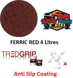 Tredgrip Ferric Red Water Based Non Slip Coating White 4 Litres