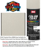 FK10 Toyota Hilux 2008 Grey Suitable for Toyota Colourcoat Vinyl Aerosol 300 Grams