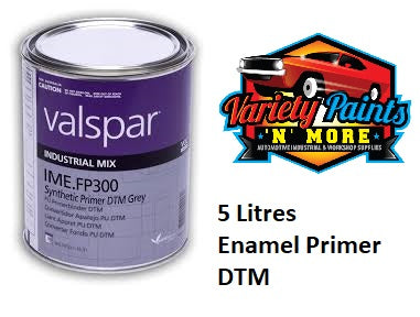 Valspar Industrial Synthetic Enamel Primer FP300 DTM 5 Litre Variety Paints N More