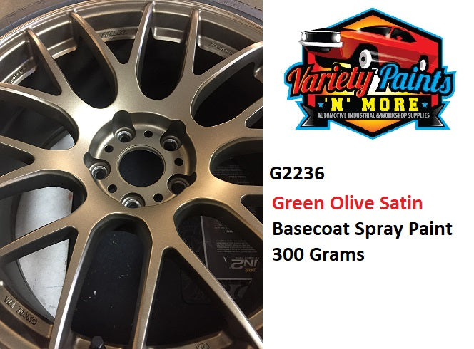 G2236 Dark Olive Metallic Basecoat  Aerosol Paint 300 Grams
