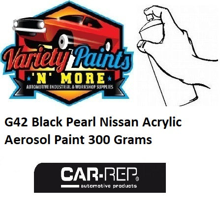 G42 Black Pearl Nissan ACRYLIC Aerosol Paint 300 Grams