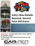 G4411 Blue Metallic Basecoat  Aerosol Paint 300 Grams